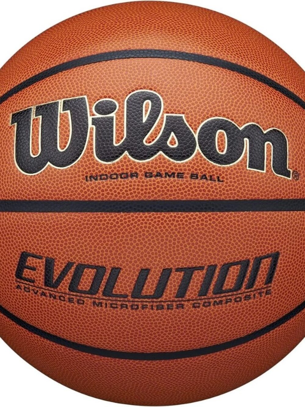 Wilson Evolution Basketball 29.5” Official Indoor Game Ball Black Composite Leat